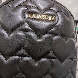 Love Moschino NWT heart backpack/ purse with dust bag
